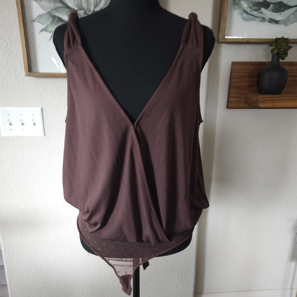 Elegant Brown Women's Top